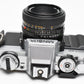Minolta XG-M 35mm SLR w/50mm f1.7 lens, strap, cap, manuals, New seals, tested