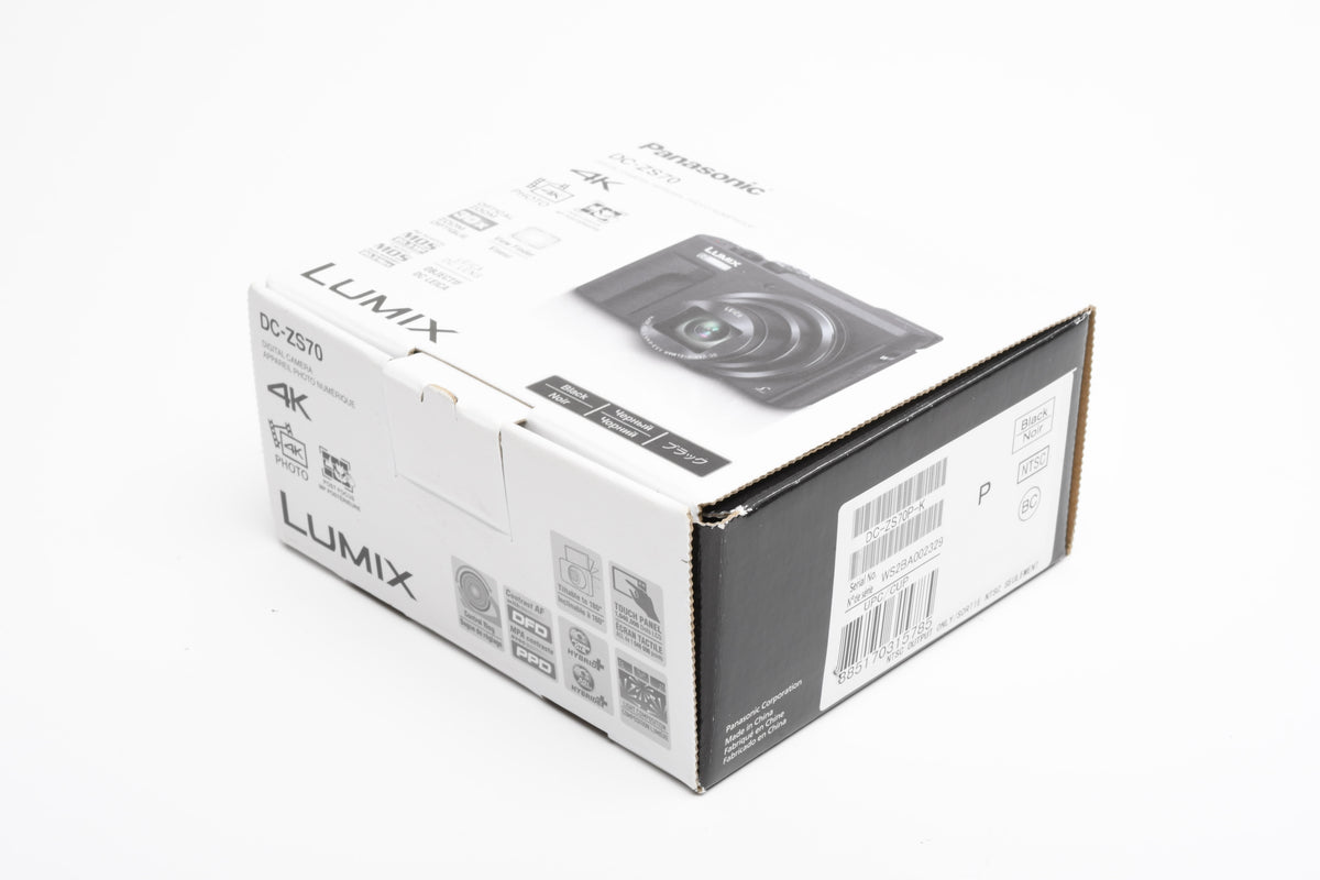 Panasonic Lumix DC-ZS70 20.3MP Digital Point&Shoot, Tested, Great! Clean