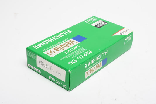 5X Fujichrome Velvia RVP 120 ISO 50 Film, Expired 07/2011