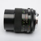 Vivitar 135mm f2.8 Portrait lens for Pentax PK Mount, Caps + UV filter