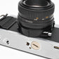 Minolta XG-M 35mm SLR w/50mm f1.7 lens, strap, cap, manuals, New seals, tested