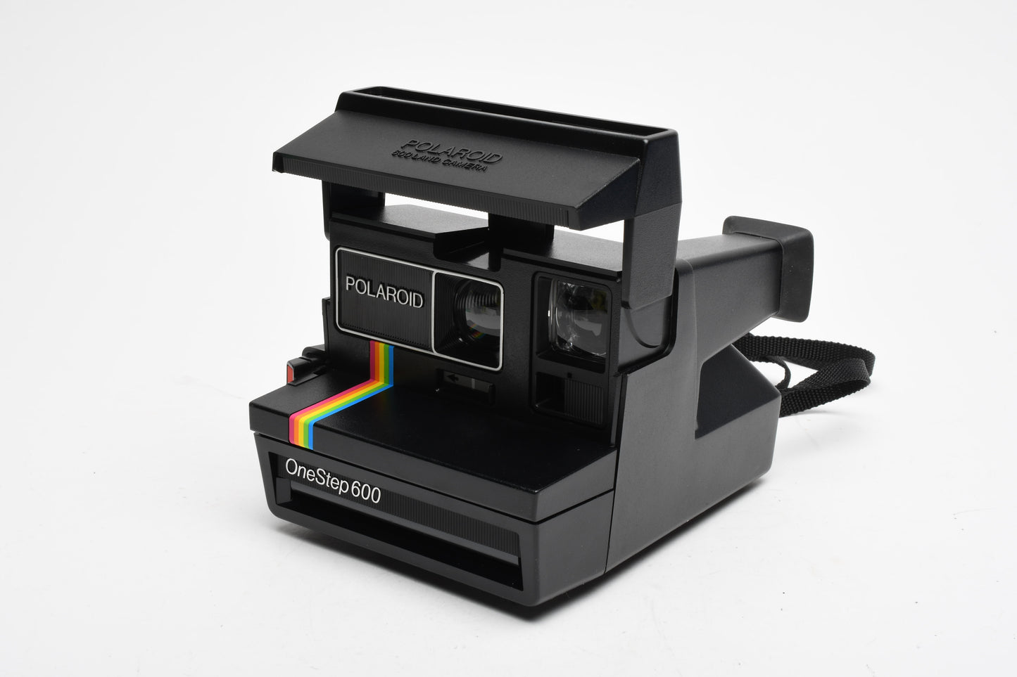 Polaroid OneStep 600 Instant Camera (600 film), tested, clean, w/Strap + Box