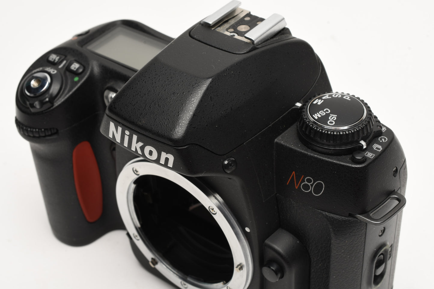 Nikon N80 35mm SLR body, cap, strap, book, tested, works great!