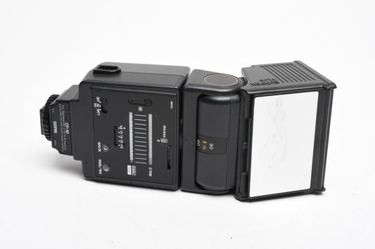 Sunpak Auto 444D w/Olympus OT-1D TTL module for OM2, 2n 1n, 10 cameras