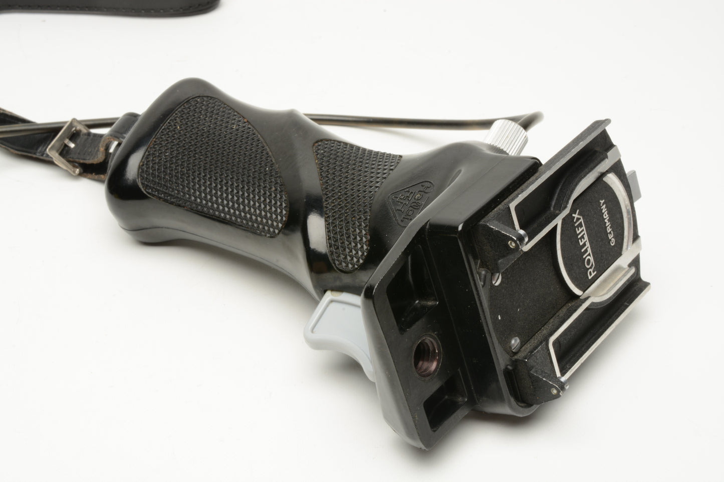 Rollei Rolleiflex TLR Pistol Grip with Cable Release, strap, Great!