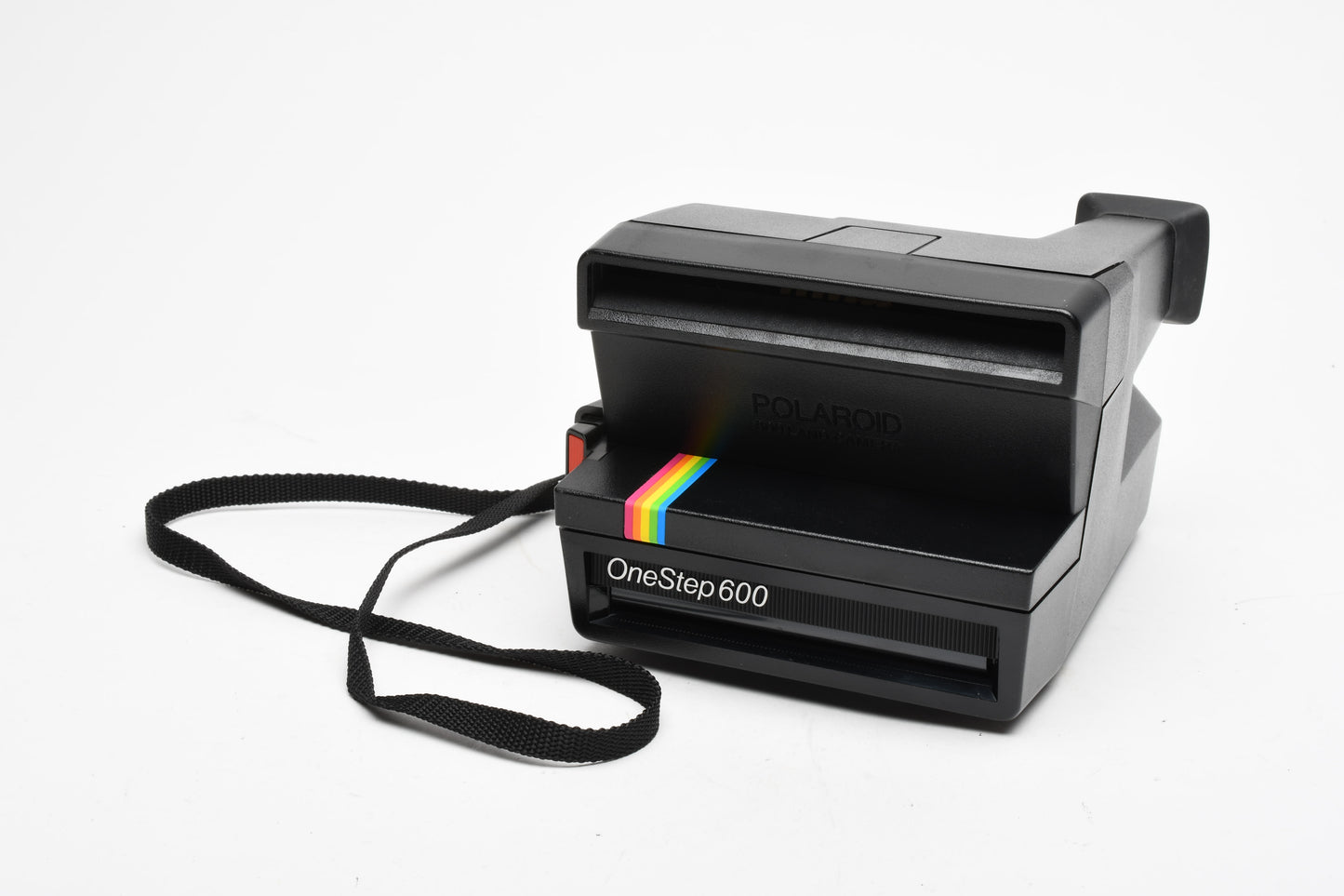 Polaroid OneStep 600 Instant Camera (600 film), tested, clean, w/Strap + Box