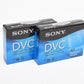 2X Sony DVM60PRR MINI DV Digital Video Cassettes (2X DVM60) Premium Grade New