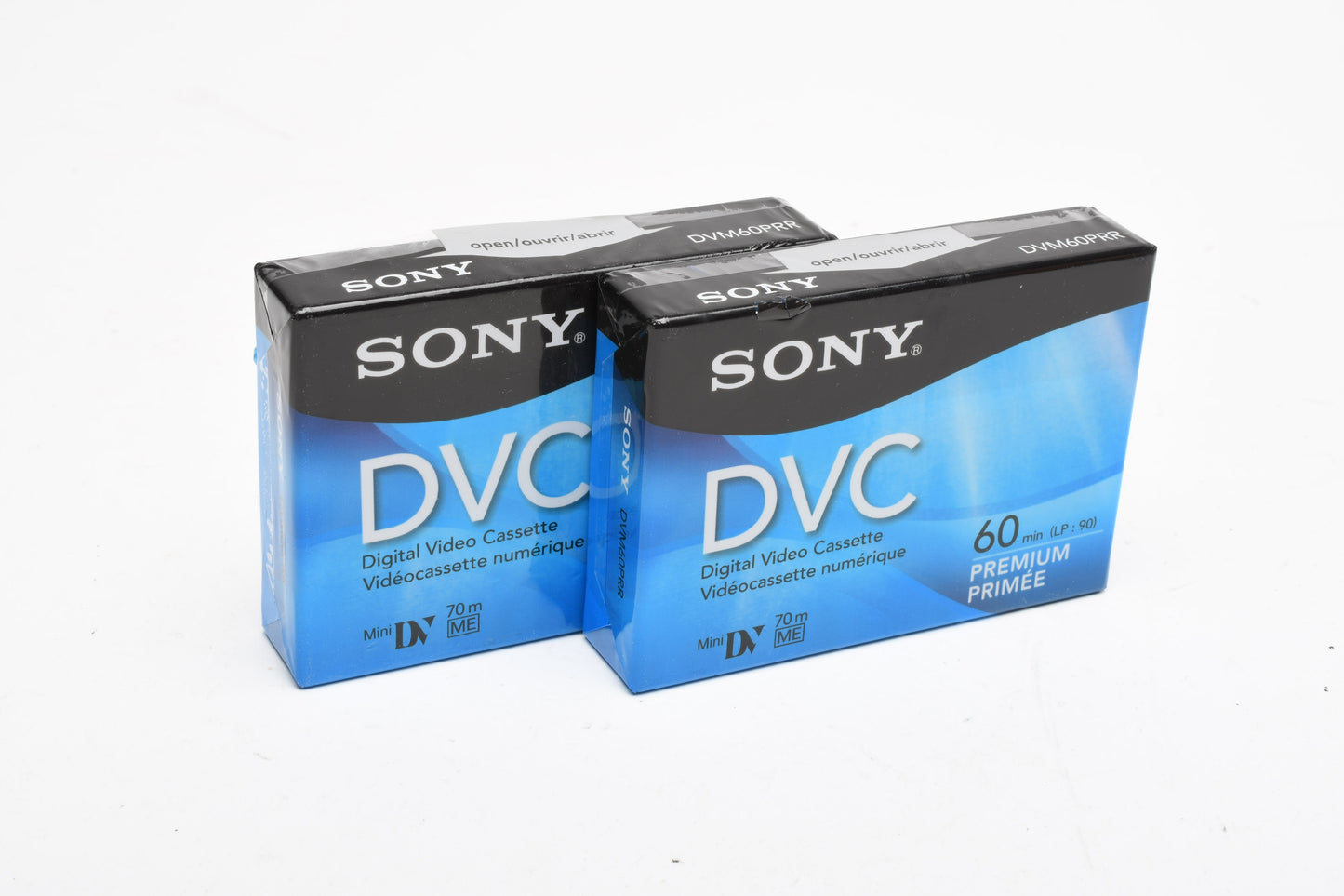 2X Sony DVM60PRR MINI DV Digital Video Cassettes (2X DVM60) Premium Grade New