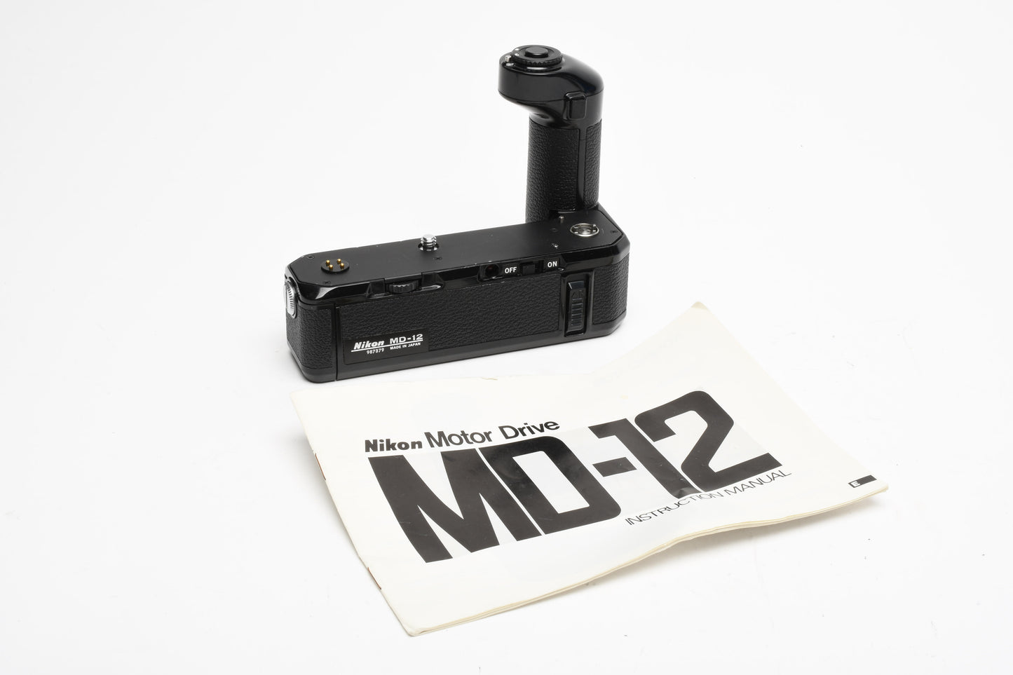 Nikon MD-12 Motor Drive, tested, works great, w/Manual