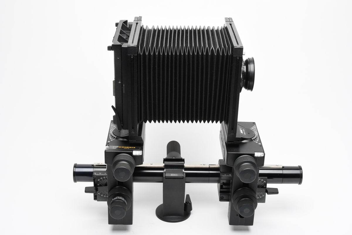 Sinar 4x5 X camera w/ Rodenstock 210mm f5.6,  Mint-, Boxed