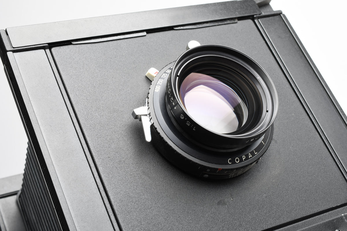 Sinar 4x5 X camera w/ Rodenstock 210mm f5.6,  Mint-, Boxed