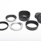 Minolta Macro Extension Tube Set EB EL 1, 2, and 3 for MD Mount, Caps