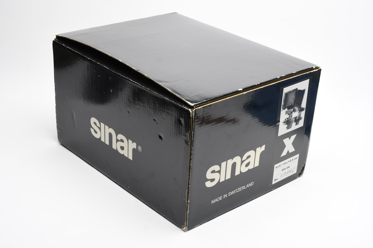 Sinar 4x5 X camera w/ Rodenstock 210mm f5.6,  Mint-, Boxed