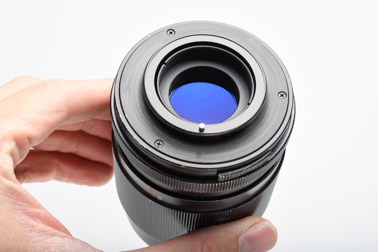 Suntar 135mm f2.8 Prime Portrait lens, M42 Mount, Caps+Sky, Good!