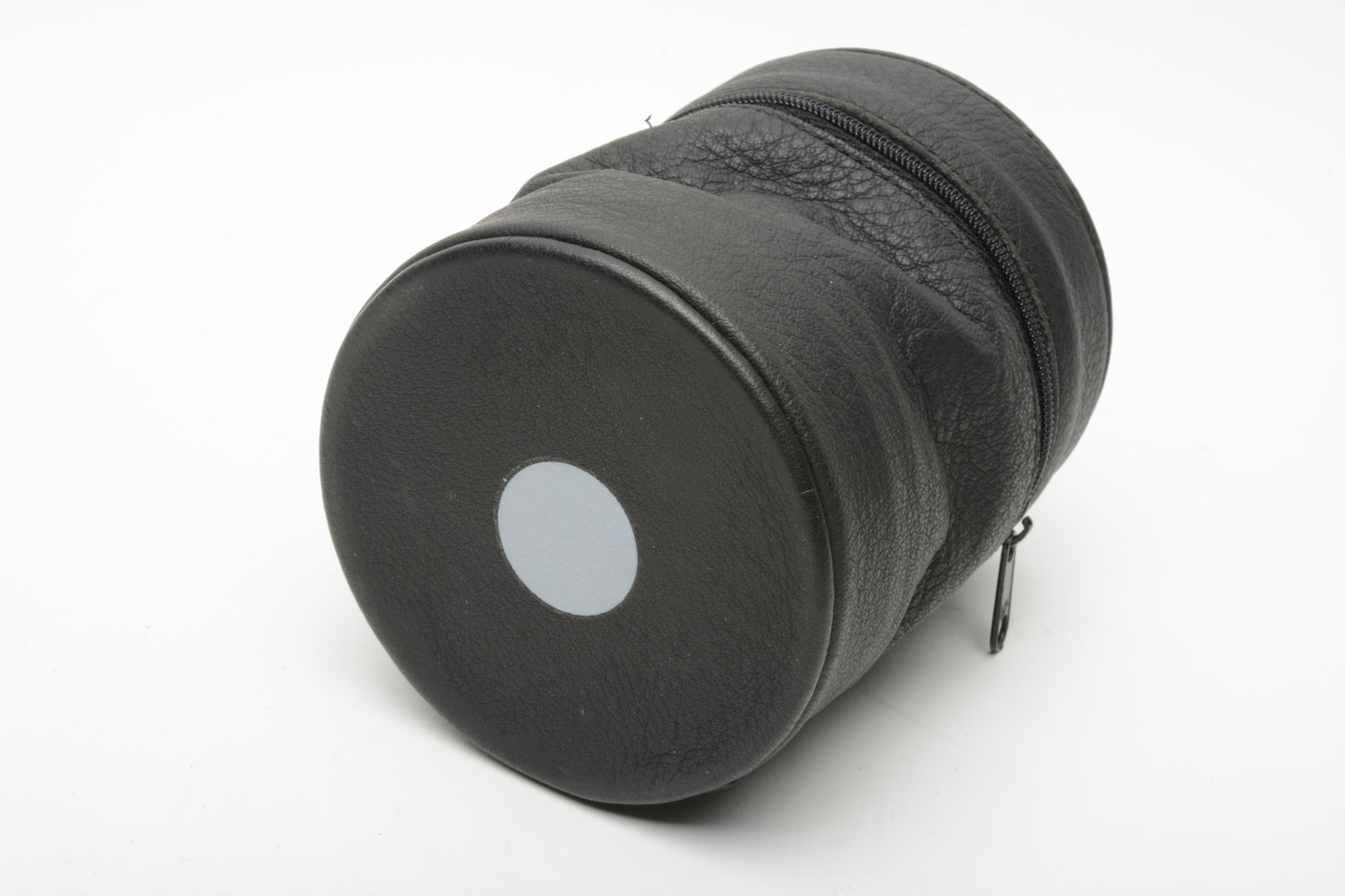 Leica Black Soft Leather Zipper Lens Case (H-4" Dia-3.5") for M Prime lenses