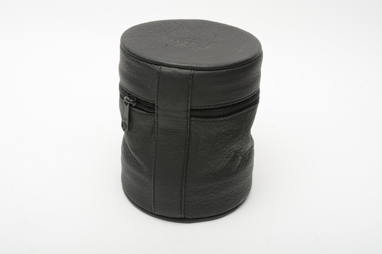 Leica Black Soft Leather Zipper Lens Case (H-4" Dia-3.5") for M Prime lenses