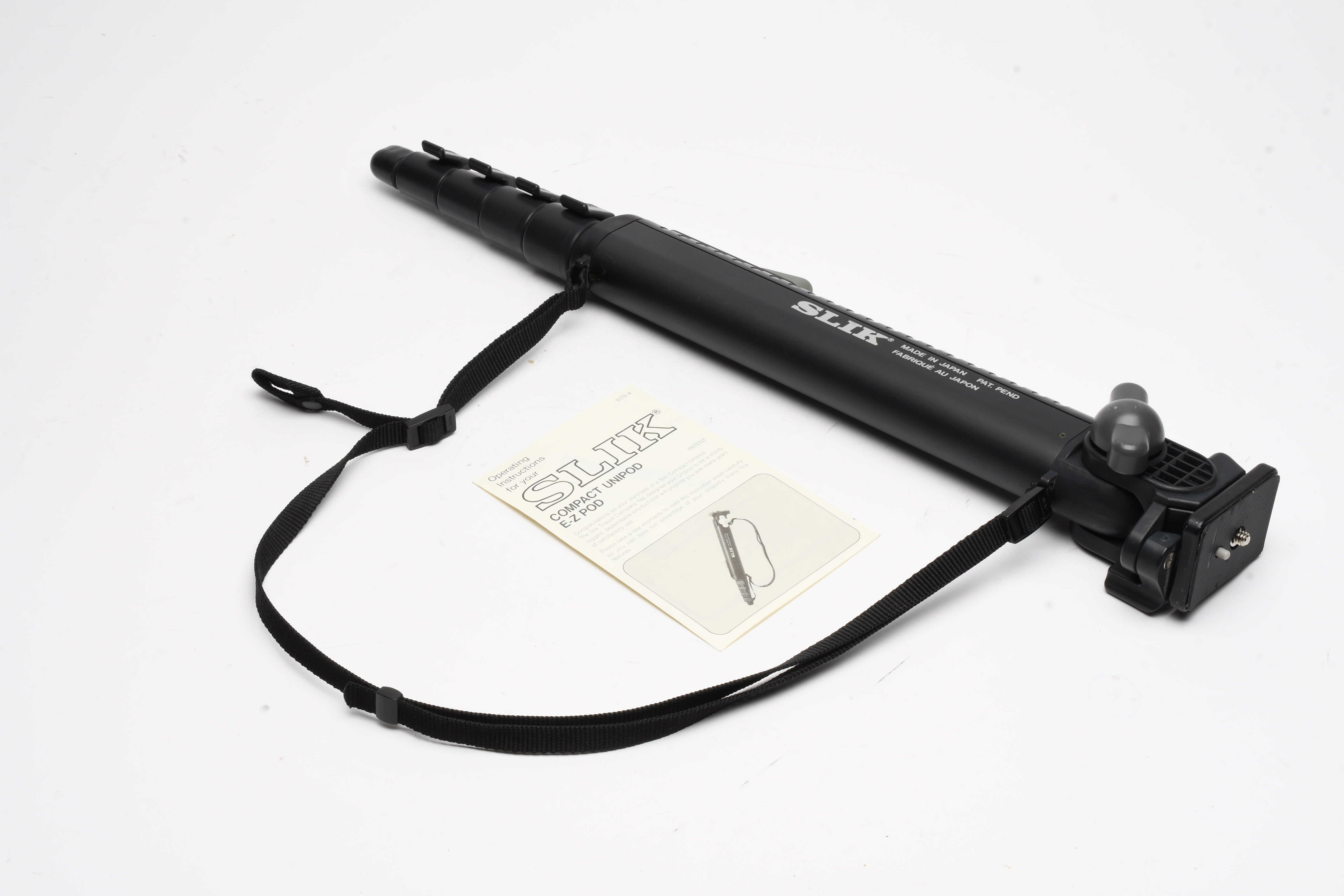 Slik Monopod Unipod Classic E-Z Pod Insta-Lok, Fast release Monopod ...