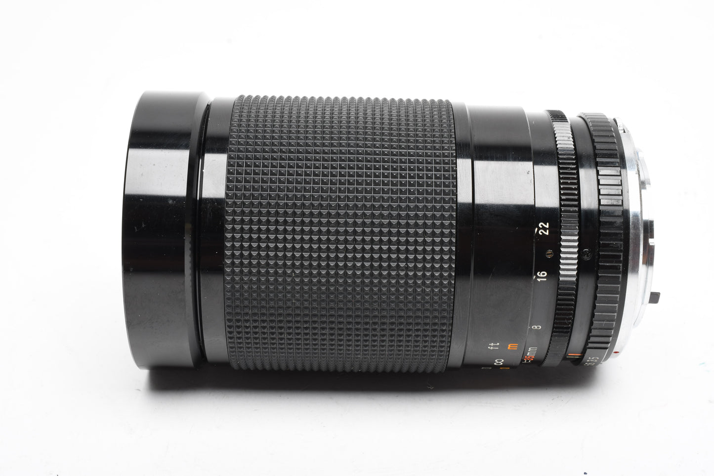 Rokinon 35-200mm f4 Macro zoom lens for Olympus OM, UV, Caps, Great!