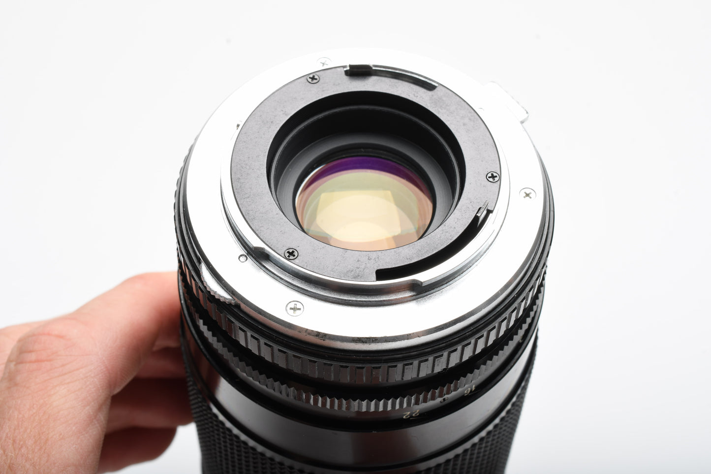 Rokinon 35-200mm f4 Macro zoom lens for Olympus OM, UV, Caps, Great!