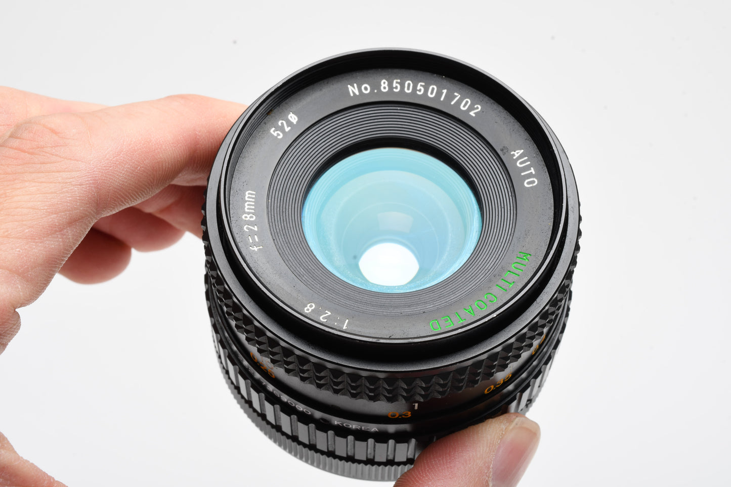 Sears 28mm f2.8 wide angle lens for Canon FD Mount w/1:4 macro, Good!