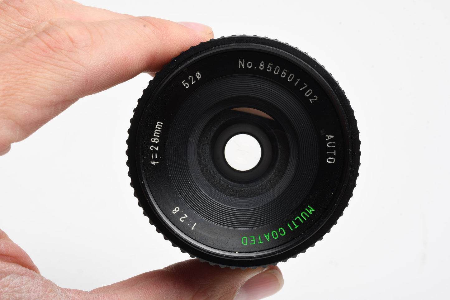 Sears 28mm f2.8 wide angle lens for Canon FD Mount w/1:4 macro, Good!