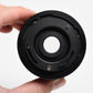 Sears 28mm f2.8 wide angle lens for Canon FD Mount w/1:4 macro, Good!