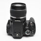 Canon Digital Rebel XT 8MP DSLR w/18-55mm F3.5-5.6 II, Case, Tested, Clean