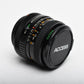 Sears 28mm f2.8 wide angle lens for Canon FD Mount w/1:4 macro, Good!