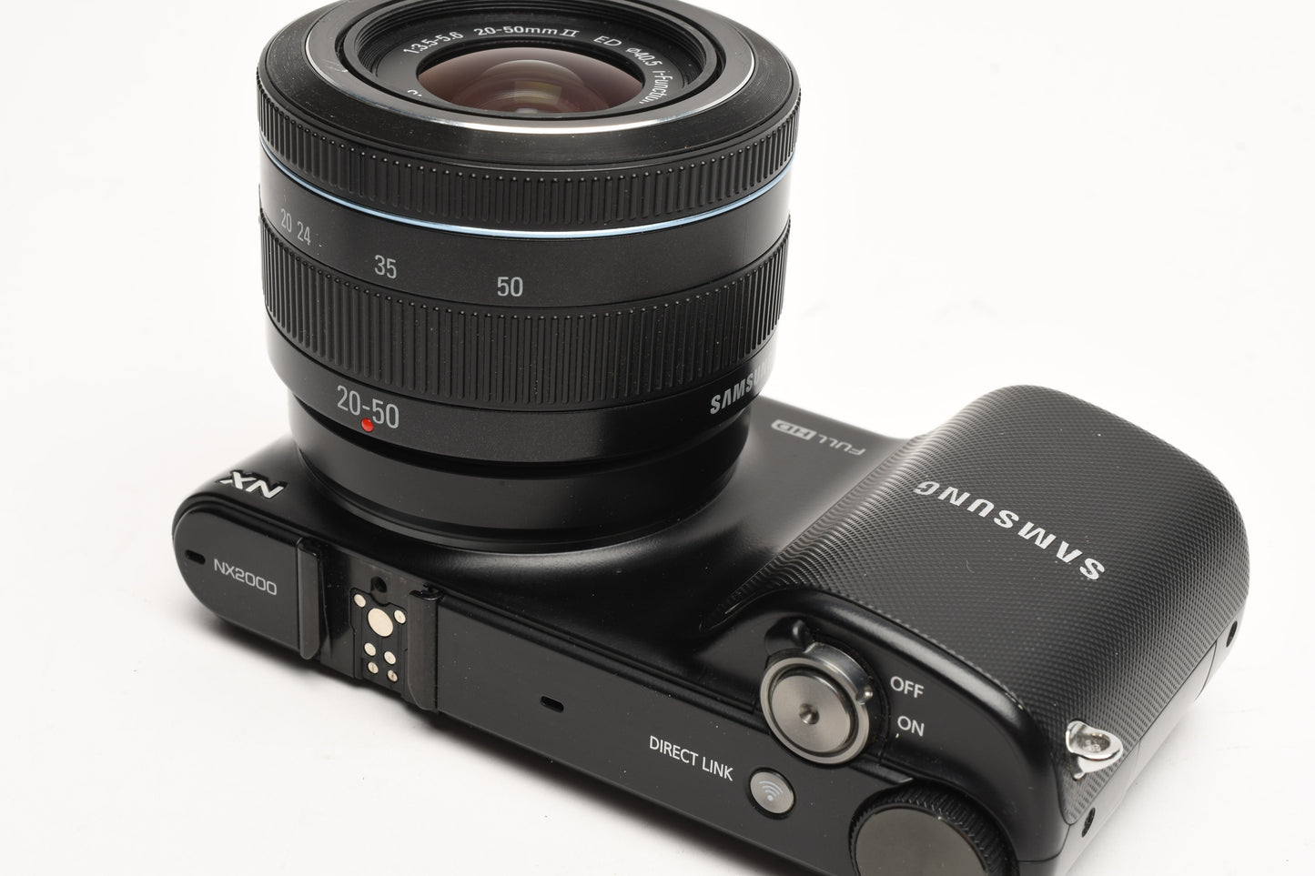 Samsung NX2000 20.3MP Digital Camera w/20-50mm Zoom, Flash, Case