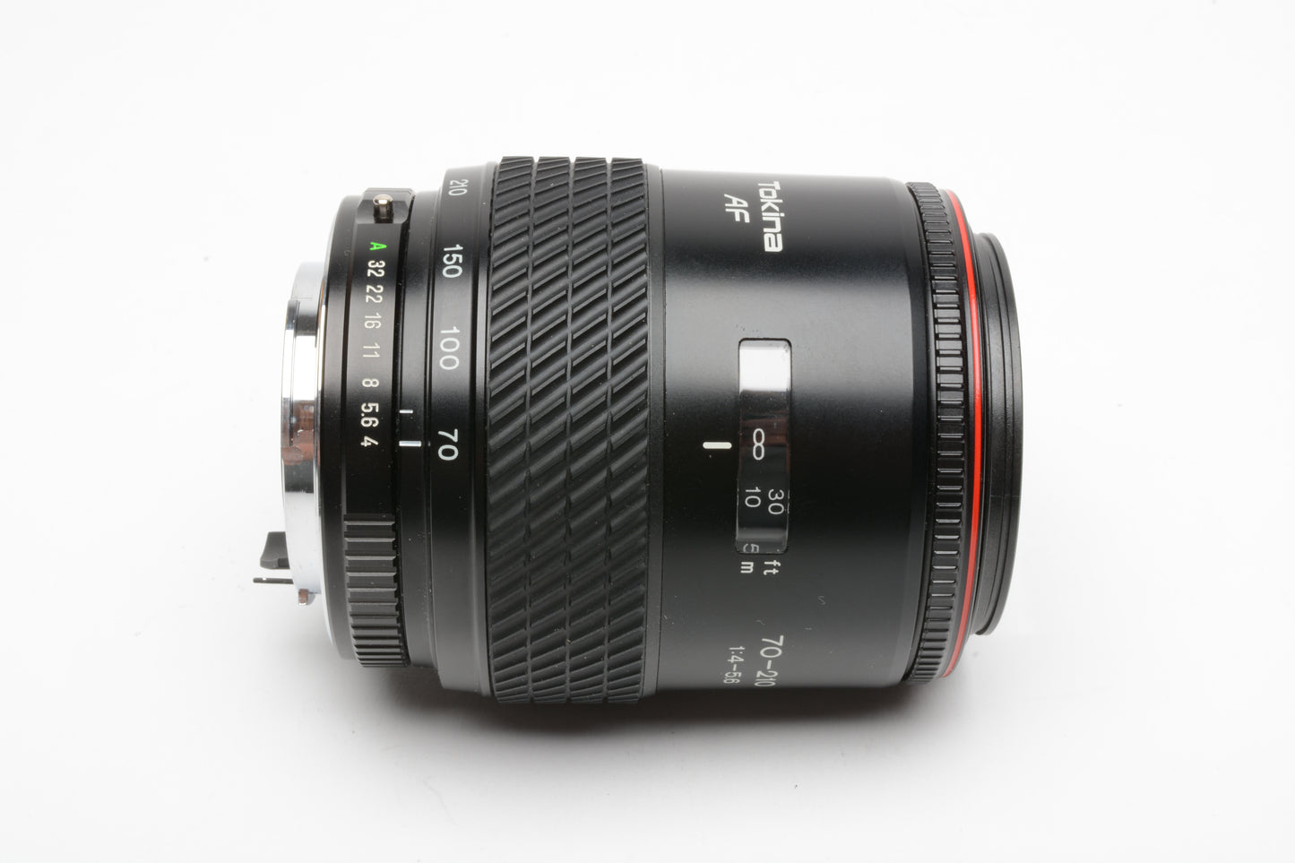 Tokina AF 70-210mm F4-5.6 telephoto zoom lens, UV, caps, clean, Pentax PK