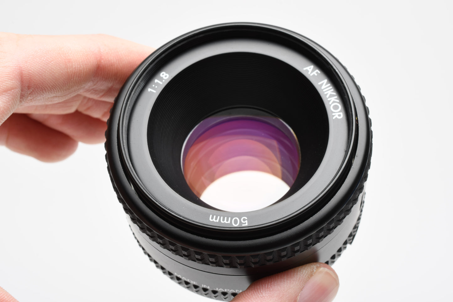 Nikon Nikkor AF 50mm f1.8 Prime lens, caps+UV filter