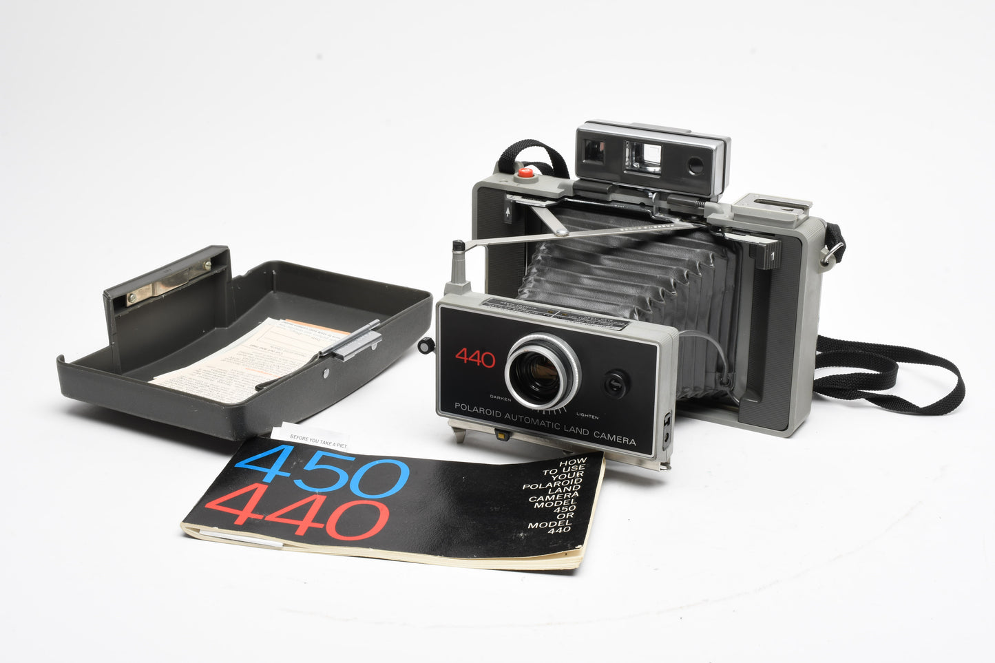 2X Polaroid Land cameras 320 & 440, nice & clean