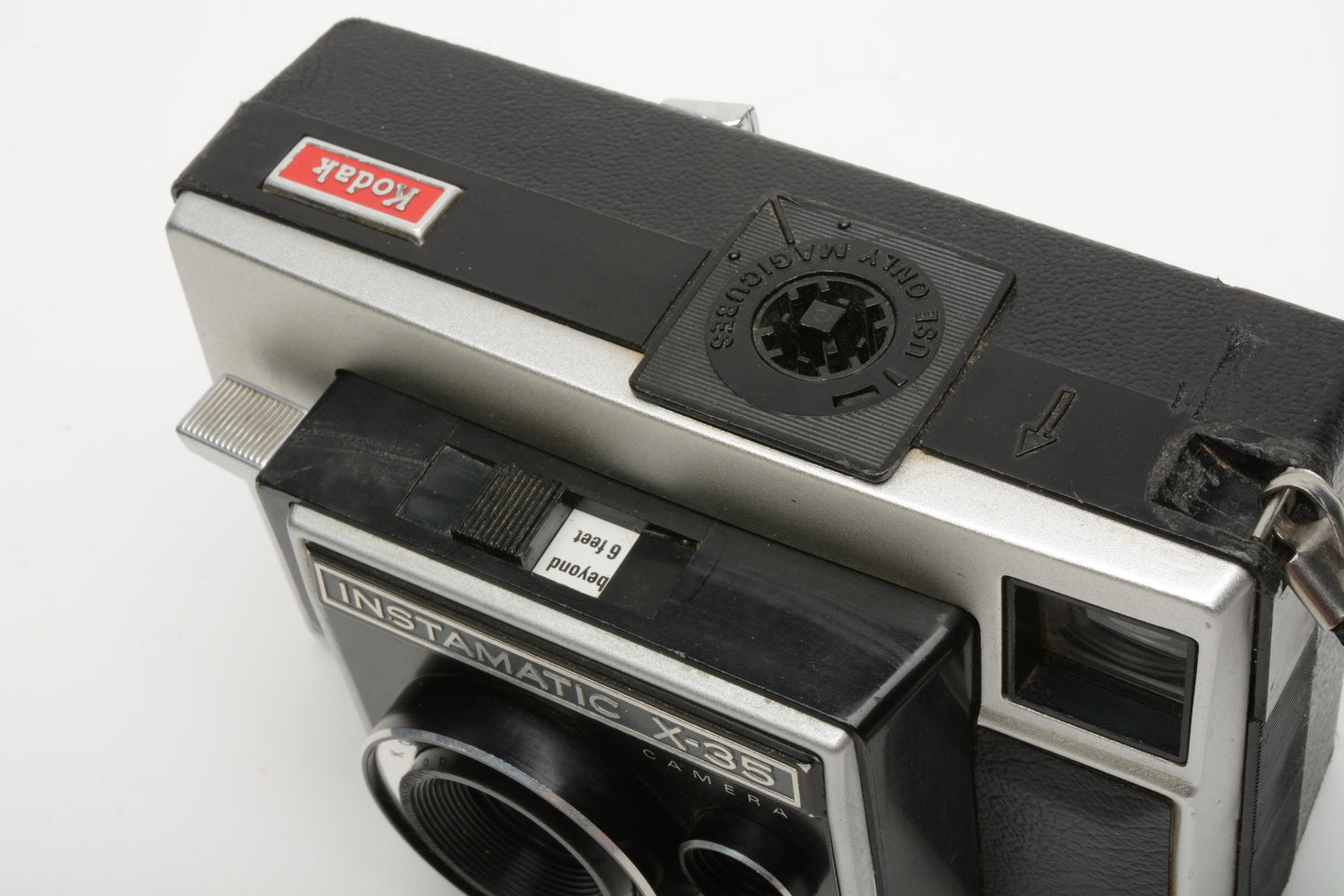 Kodak Instamatic X-35 w/Fitted case, nice, works (126 Format)