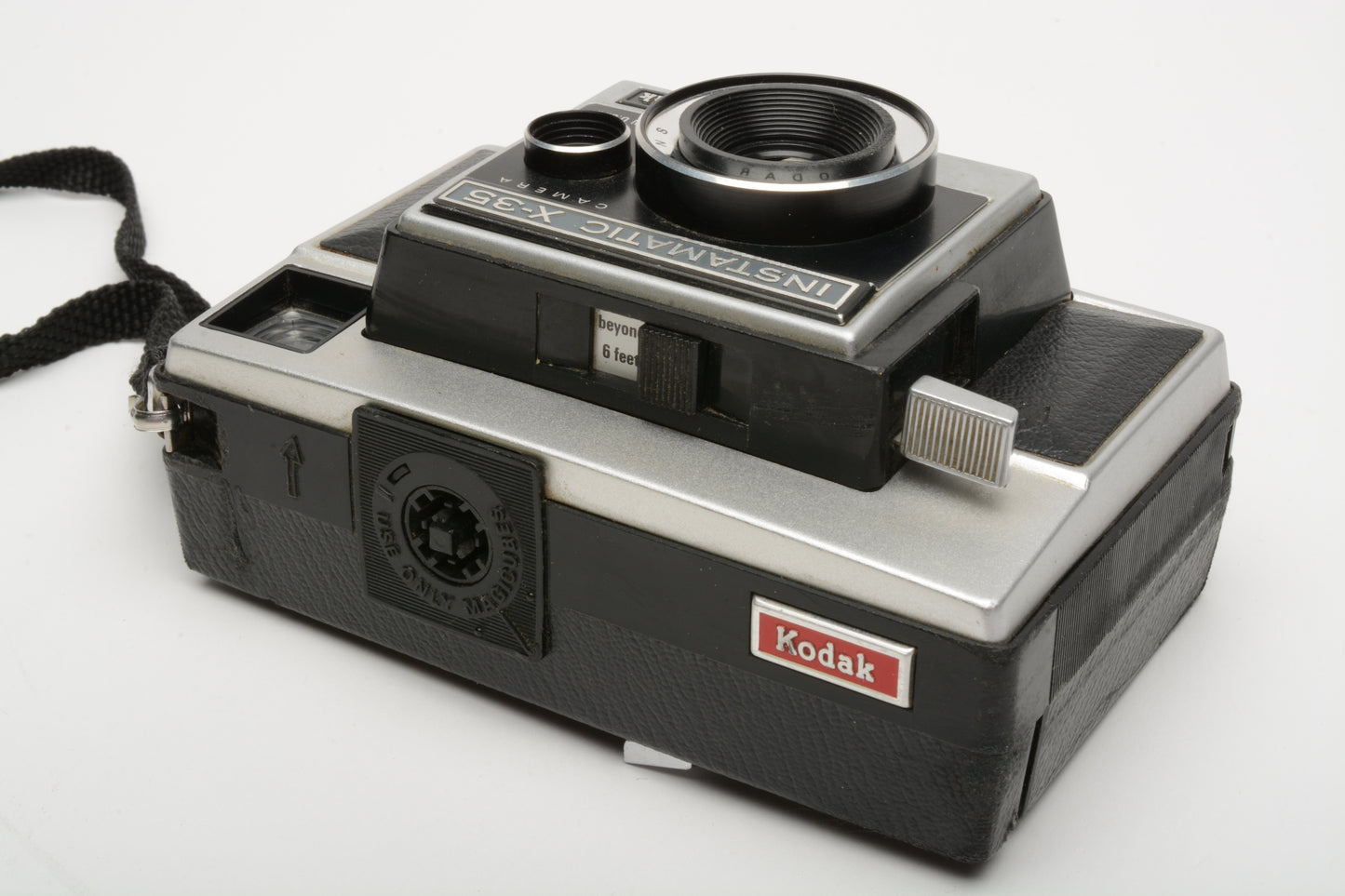 Kodak Instamatic X-35 w/Fitted case, nice, works (126 Format)