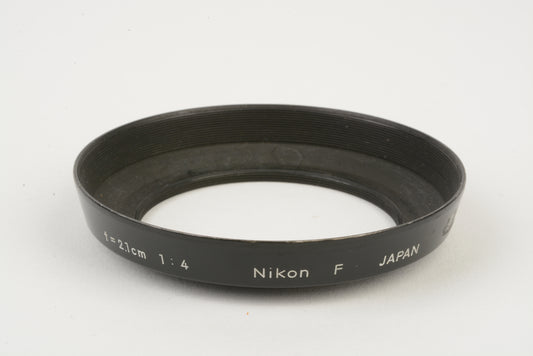 Nikon F 21mm 2.1cm Type 2 lens hood, Nice, Rare