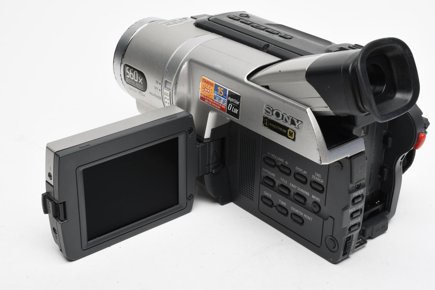 Sony CCD-TRV608 Hi-8 Video camcorder, batt, AC adapter, tested, Good!