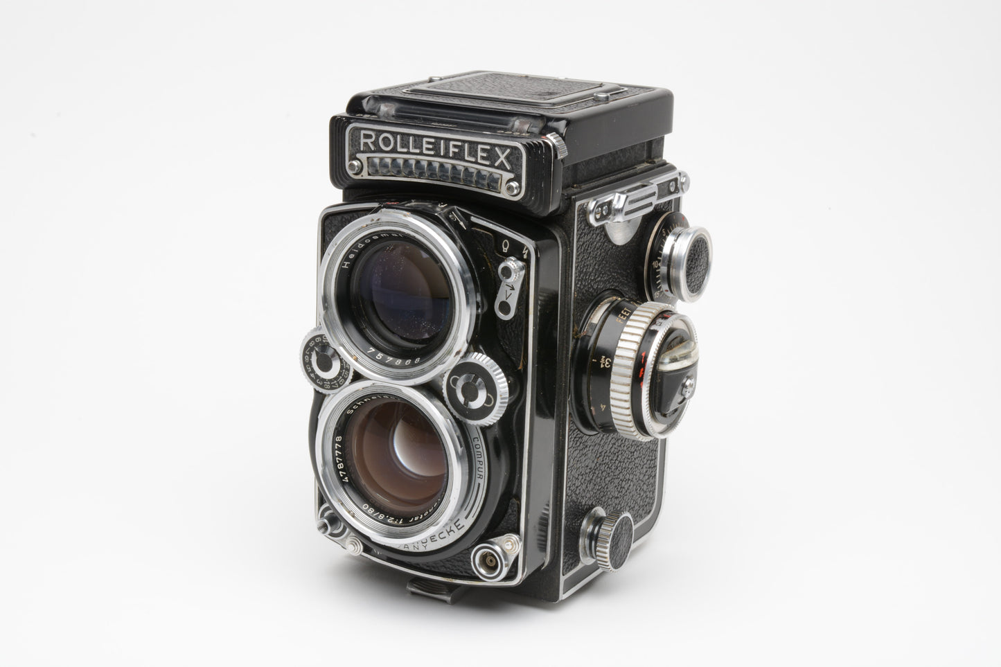 Rolleiflex 2.8E TLR camera w/Xenotar 80mm f2.8 lens, tested, accurate, clean!