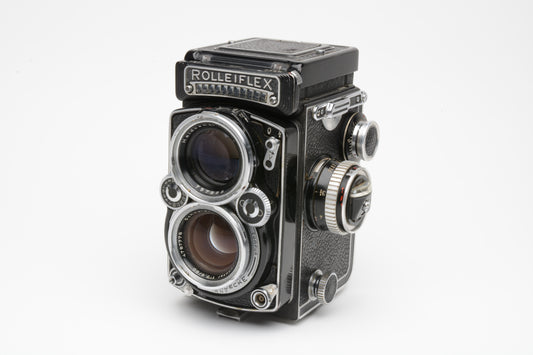 Rolleiflex 2.8E TLR camera w/Xenotar 80mm f2.8 lens, tested, accurate, clean!