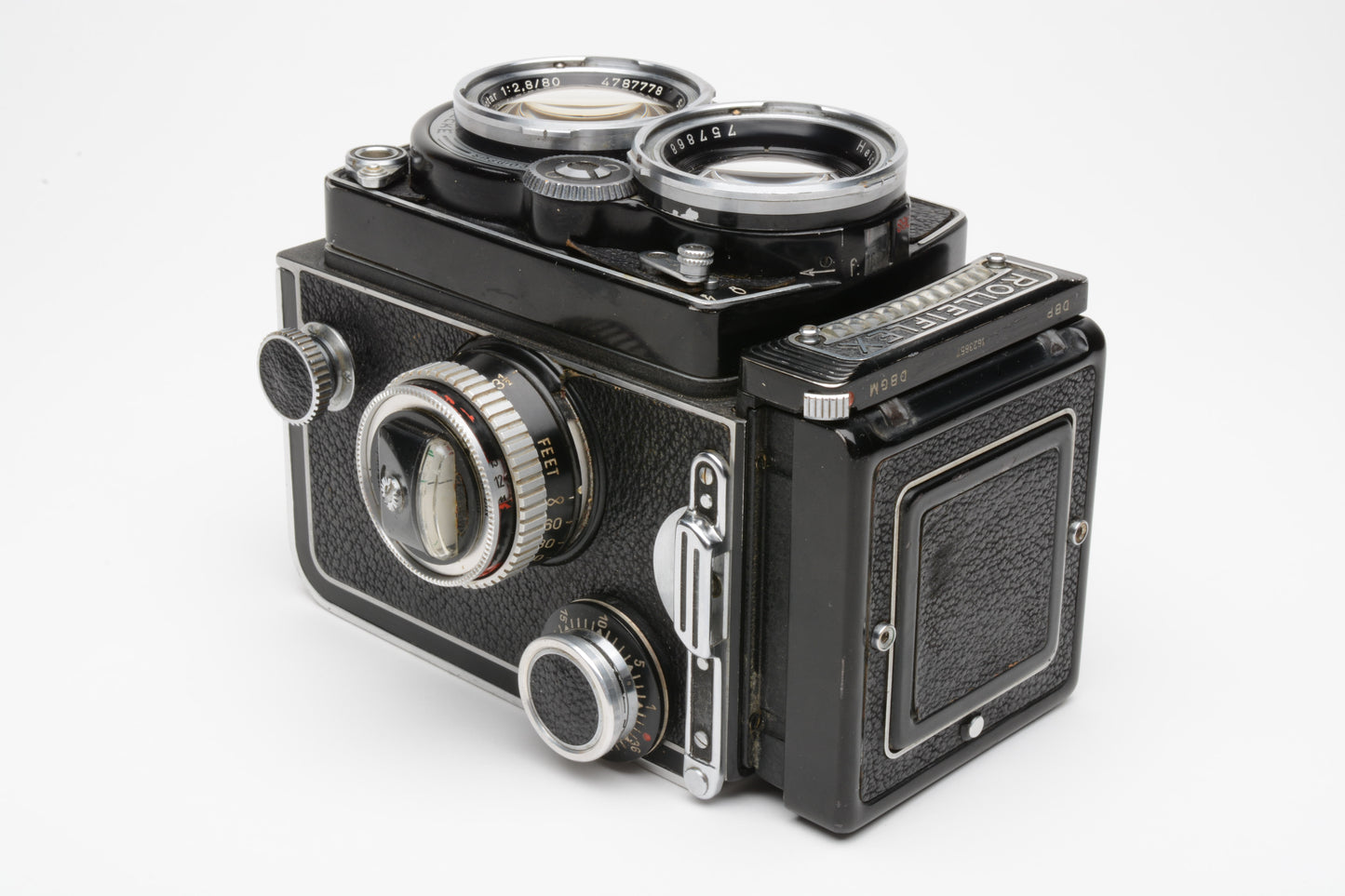 Rolleiflex 2.8E TLR camera w/Xenotar 80mm f2.8 lens, tested, accurate, clean!