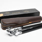 Alpex Elevator aluminum table tripod w/8 Section accordion legs, case, box, Great!