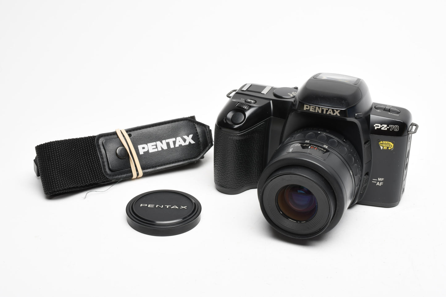 Pentax PZ-70 QD 35mm SLR w/AF 35-80mm f4-5.6, Strap, tested, great!