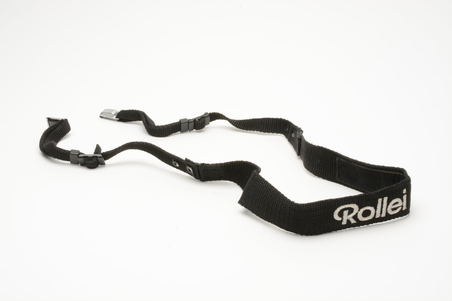 Rollei Black/Silver camera neck strap for Rolleiflex SLX/SL66 w/Lugs