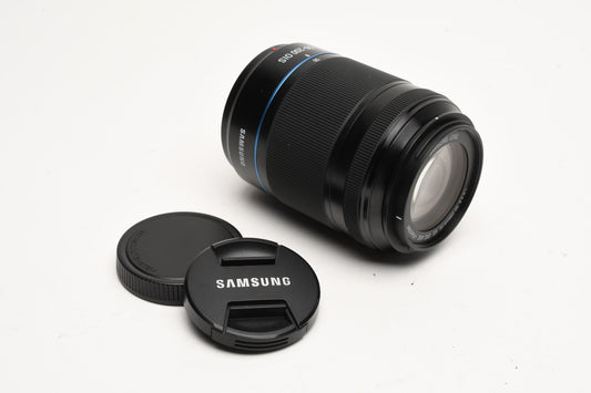 Samsung 50-200mm III f4-5.6 ED OIS Tele Zoom lens, caps, Nice