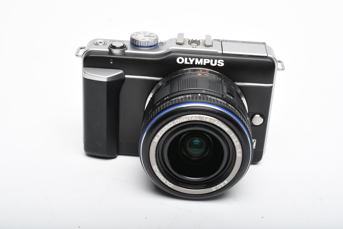 Olympus E-PL1 double zoom w/14-42mm, Tested, Batt+Charger+SD