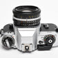 Nikon FG 35mm SLR w/Nikkor 50mm f1.8, New seals, Strap, Great!