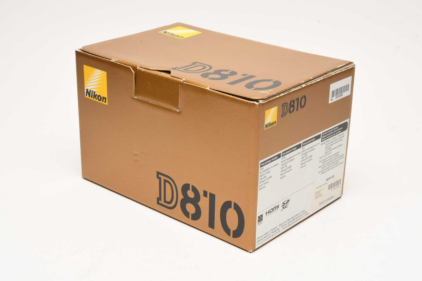 Nikon D810 DSLR Body, Only 5829 Acts!, batt+charger, box, USA, manual, Nice!