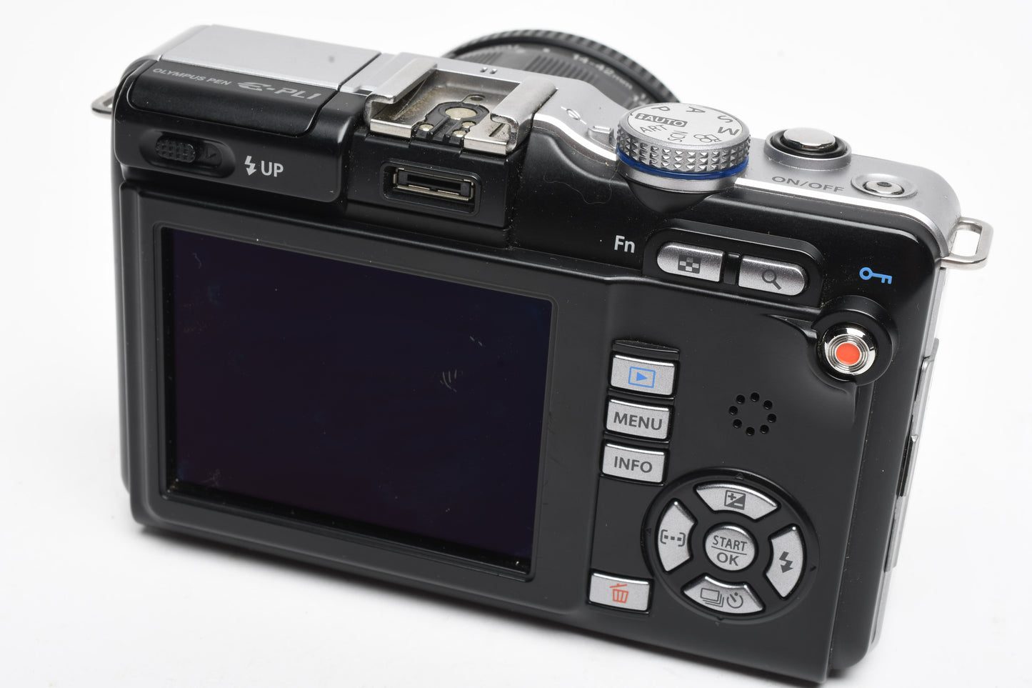 Olympus E-PL1 double zoom w/14-42mm, Tested, Batt+Charger+SD