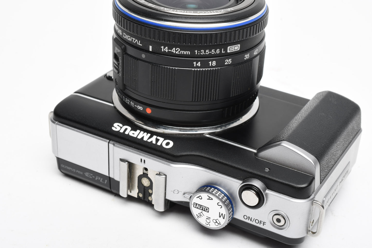 Olympus E-PL1 double zoom w/14-42mm, Tested, Batt+Charger+SD