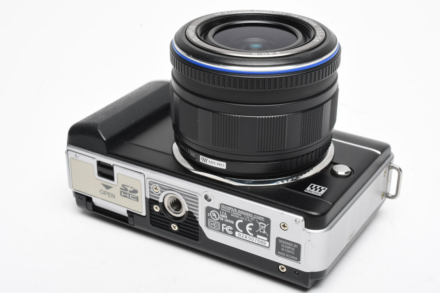 Olympus E-PL1 double zoom w/14-42mm, Tested, Batt+Charger+SD