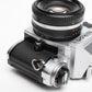 Nikon FG 35mm SLR w/Nikkor 50mm f1.8, New seals, Strap, Great!